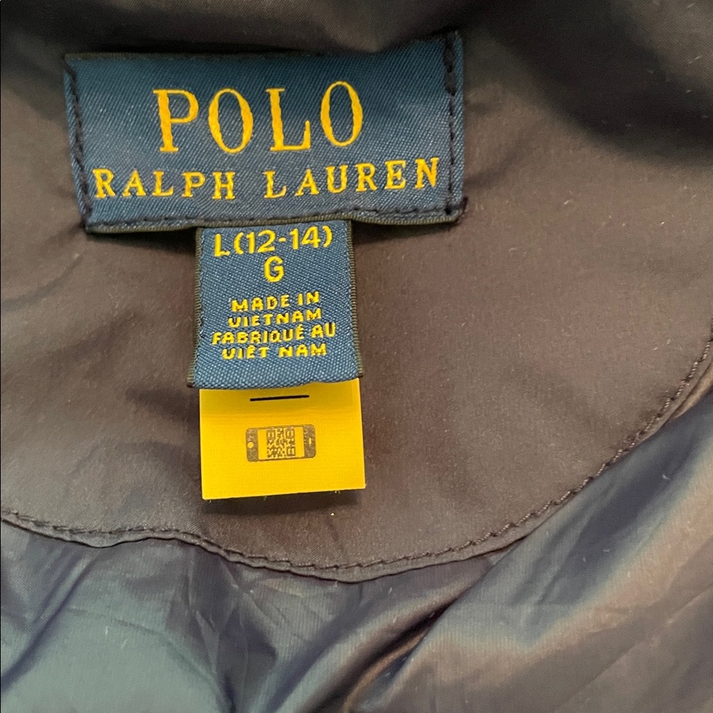Polo by Ralph Lauren Navy Quilted Kids Jacket - Picture 3 of 4
